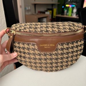 Brown cross body